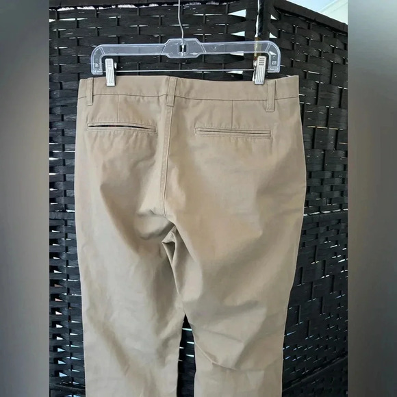 Bonobos Men's Washed Slim Chinos in Khaki Checkered Slant Pocket Size 32/30 - Picture 14 of 15